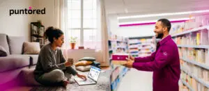 Cliente compra en línea desde casa y recibe su pedido en tienda gracias a pagos digitales en retail México.