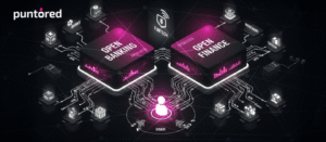 Ilustración sobre Open Finance y APIs abiertas que impulsan la interoperabilidad financiera en México