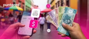 Ilustración sobre confianza en apps financieras en México — smartphone con candado y elementos de fintech